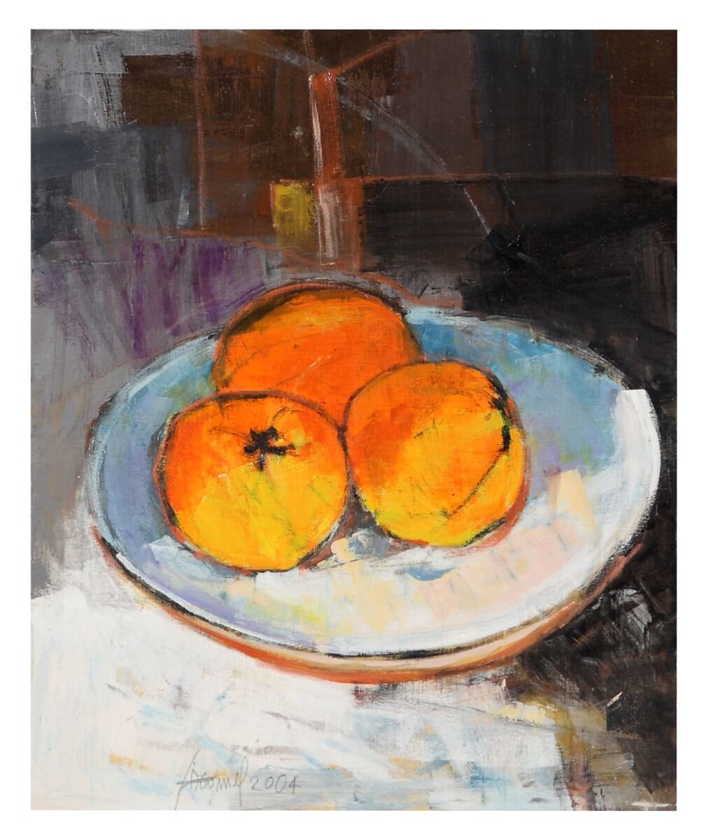 Dish with Oranges
