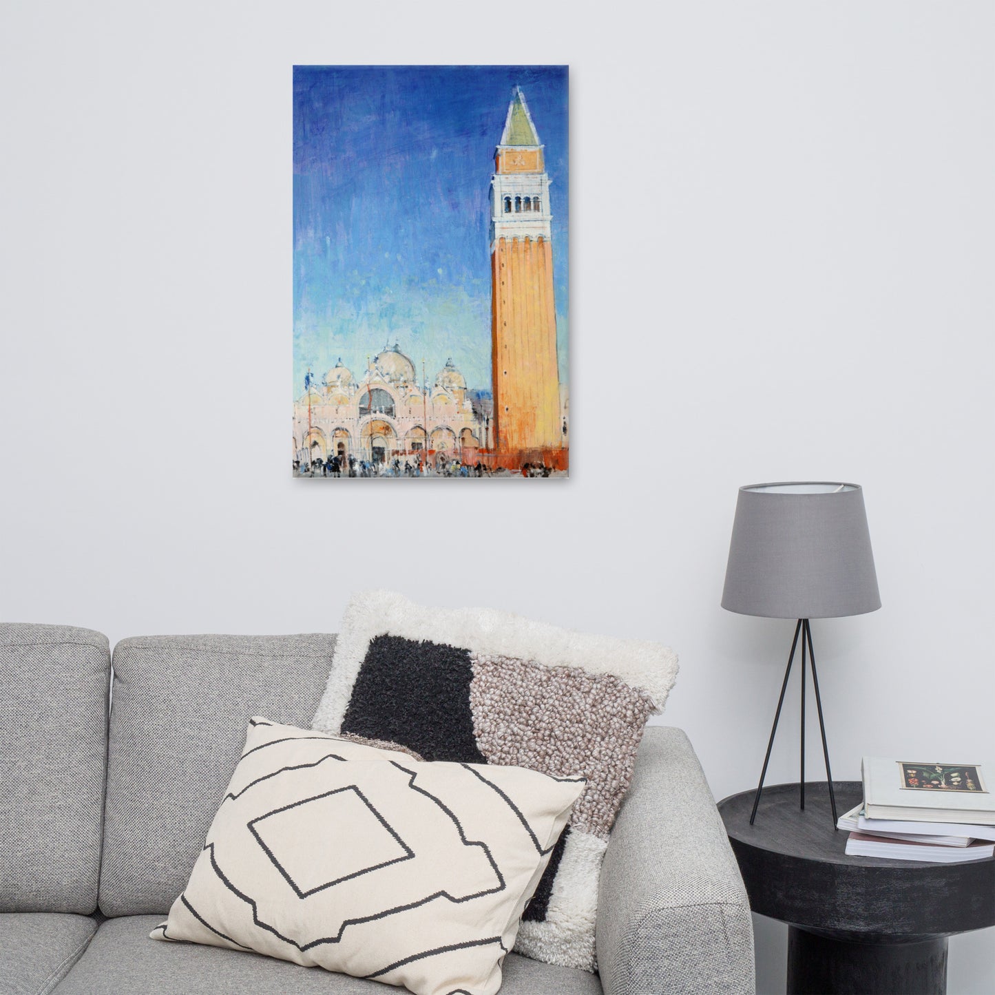 San Marco Campanile – Reproduktion des Autors auf Leinwand